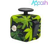 Appash Fidget Cube Stress Anxiety Pressure Relieving Toy[Gift Idea](Leaves)