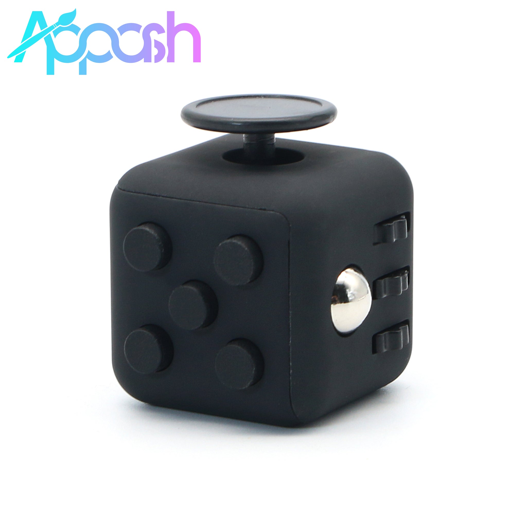 Yetech Black Cube Anti-Stress - 6 Modules Apaisants, Jouet De Décompression Pour Enfants Et Adultes, Anti-Anxiété, Portable