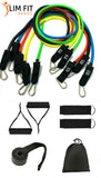 Slim Fit Bands 11PC Resistance Bands,5PC Loop Bands,1 Finger Band&1 Fidget cube [Combo Pack]
