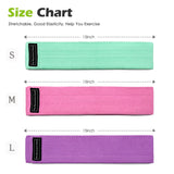 Resistance Bands for Legs/Butt/Thighs/Hips/Glute Non-Slip Fabric Booty Bands[Set of 3]