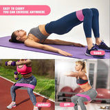 Resistance Bands for Legs/Butt/Thighs/Hips/Glute Non-Slip Fabric Booty Bands[Set of 3]