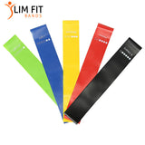 Latex Loop Bands with 5 Resistance Levels for Legs, Butt, Glutes, Pilates, Thighs, Knees Fitness Training Booty Bands for Men & Women[5 PC Set]