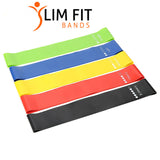Latex Loop Bands with 5 Resistance Levels for Legs, Butt, Glutes, Pilates, Thighs, Knees Fitness Training Booty Bands for Men & Women[5 PC Set]