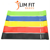 Latex Loop Bands with 5 Resistance Levels for Legs, Butt, Glutes, Pilates, Thighs, Knees Fitness Training Booty Bands for Men & Women[5 PC Set]